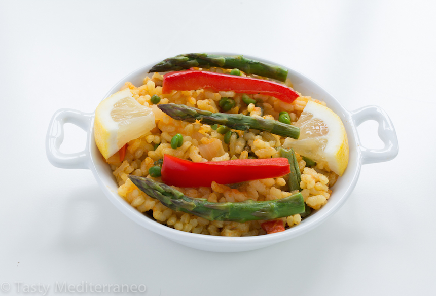 Vegan Paella with Vegetables