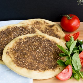 Za’atar Man’ouche – Flat bread with herbs