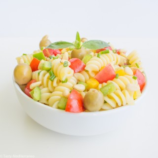 Mediterranean pasta salad