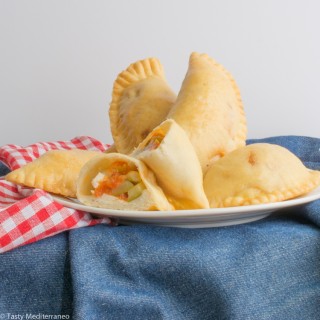 Empanadas espagnoles : empanadillas de Pisto