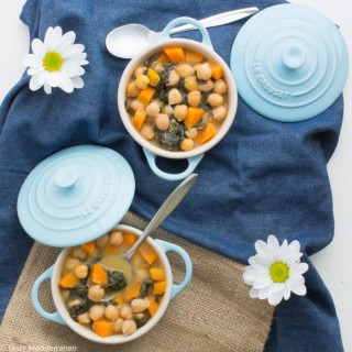 Spanish chickpea & spinach stew