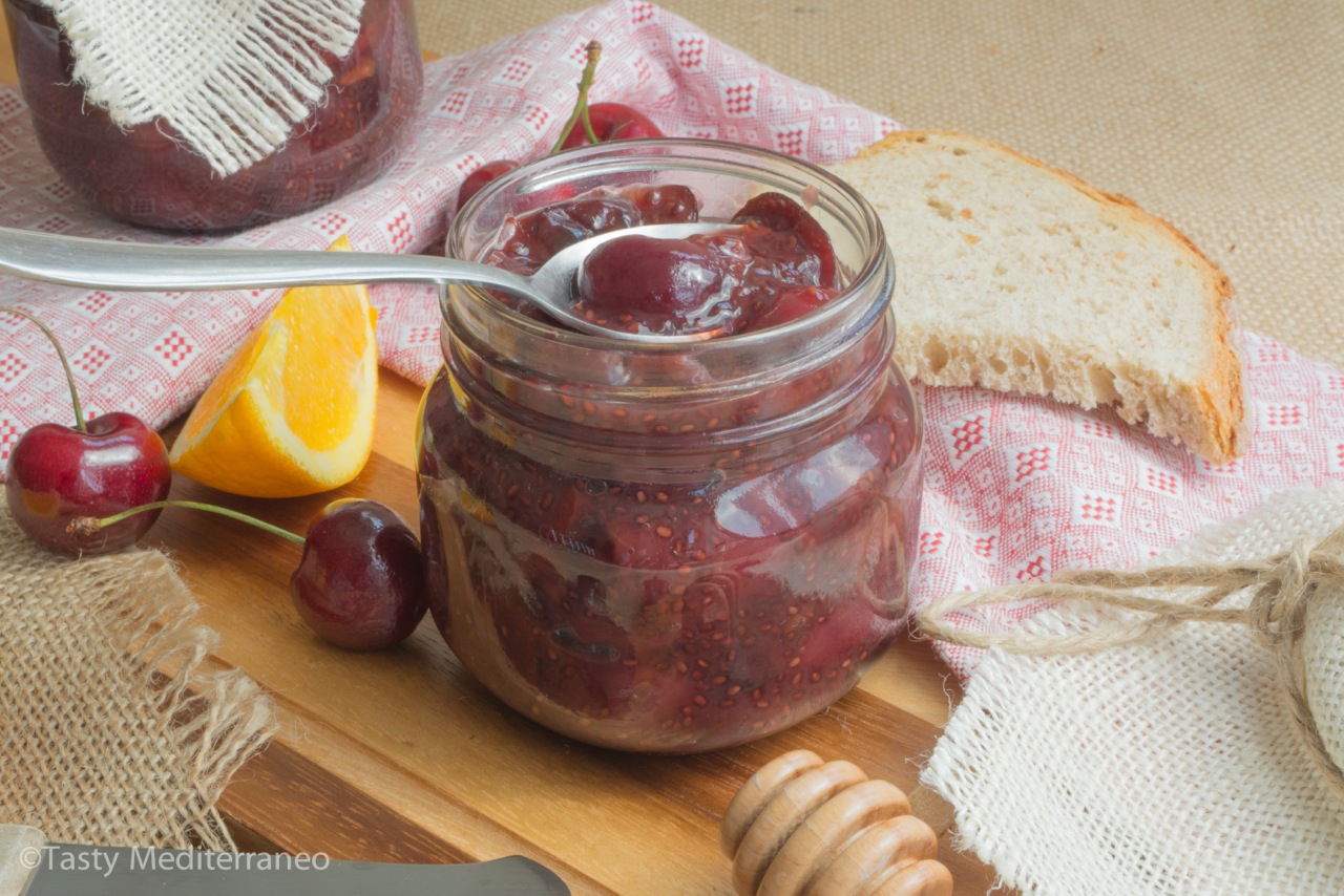 Tasty-Mediterraneo-Irish-cherries-orange-chia-jam