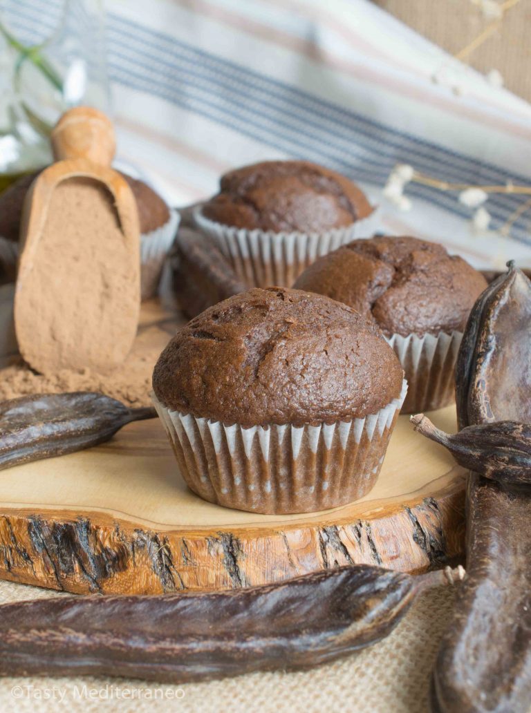Carob & EVOO muffins Tasty Mediterraneo
