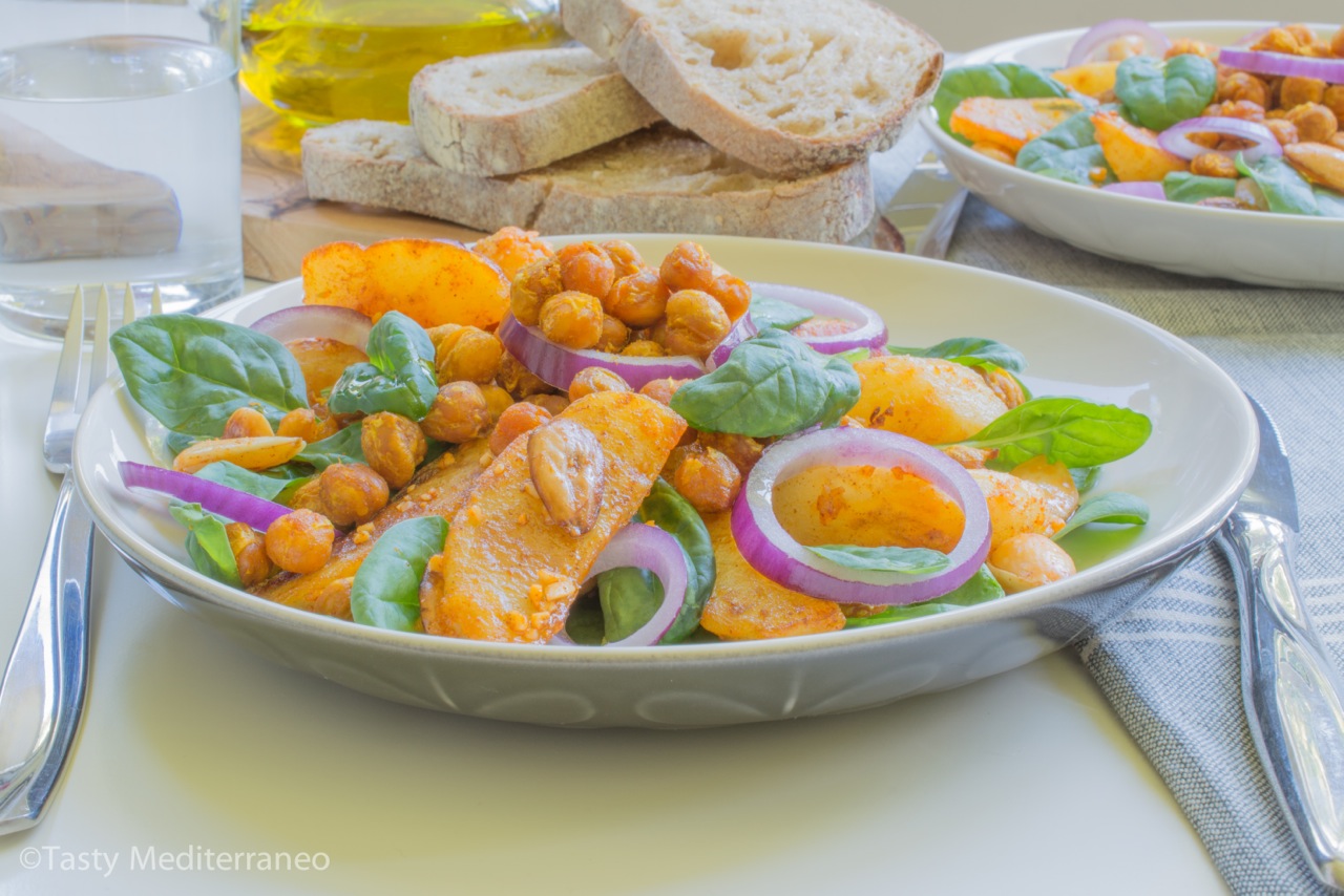 tasty-mediterraneo-chickpea-almond-potato-salad