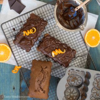 Bizcocho de chocolate, naranja y AOVE