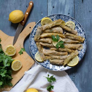 Lebanese stuffed cabbage leaves