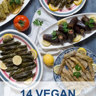 14 Recettes végétaliennes de mezze Libanais