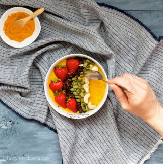 Porridge d’avoine au curcuma