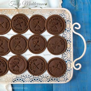 Biscuits végétaliens de pois chiches au chocolat