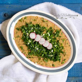 Red lentil kibbeh